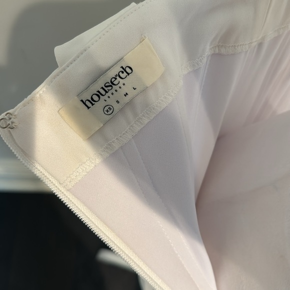 House of CB White Corset Top Flowy Bottom Maxi Dress - Picture 5 of 5